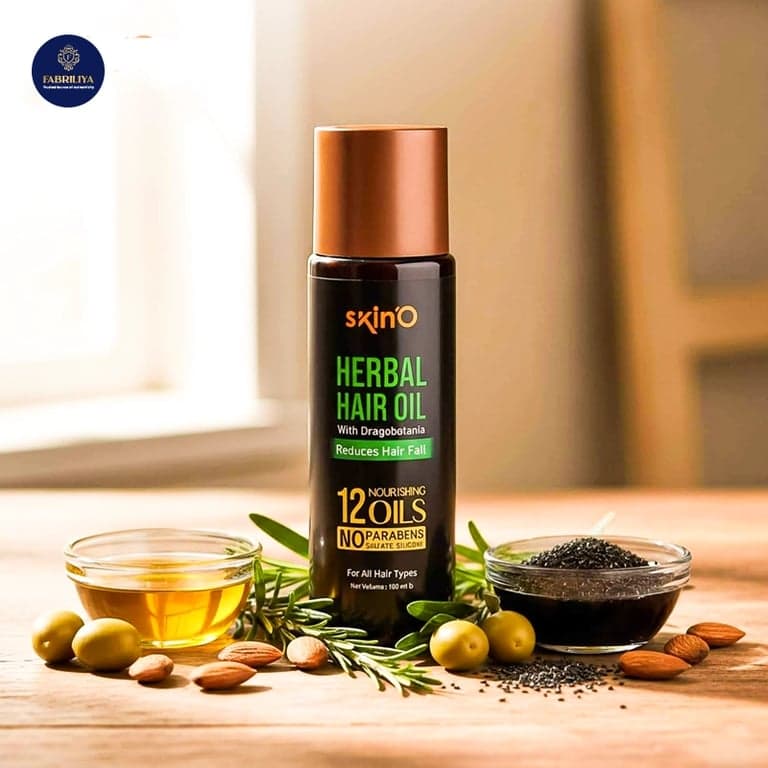skin'O Herbal Hair Oil With Dragobotania Reduces Hair fall