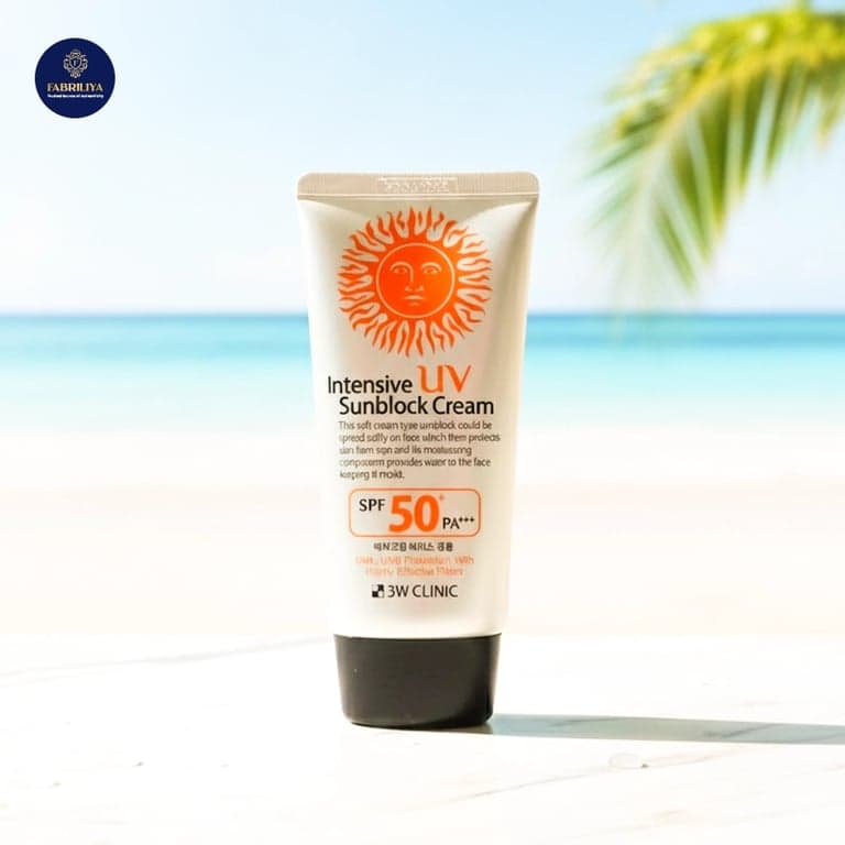 3w clinic intensive Uv sunblock cream spf50 Pa+++ – 70ml