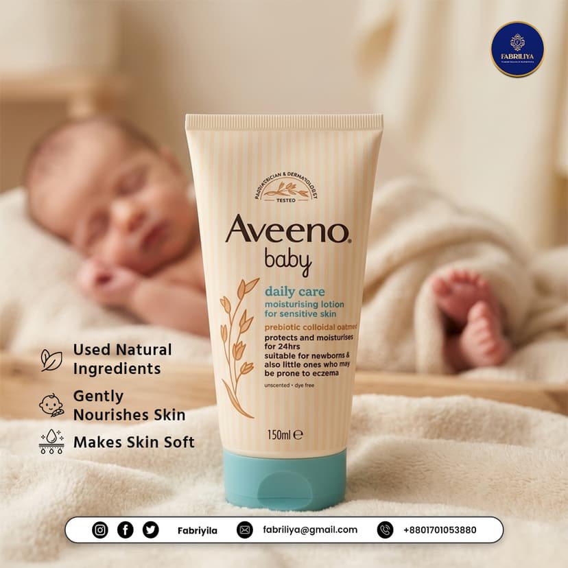 Aveeno Baby Daily Moisture Lotion Tube 150 ml